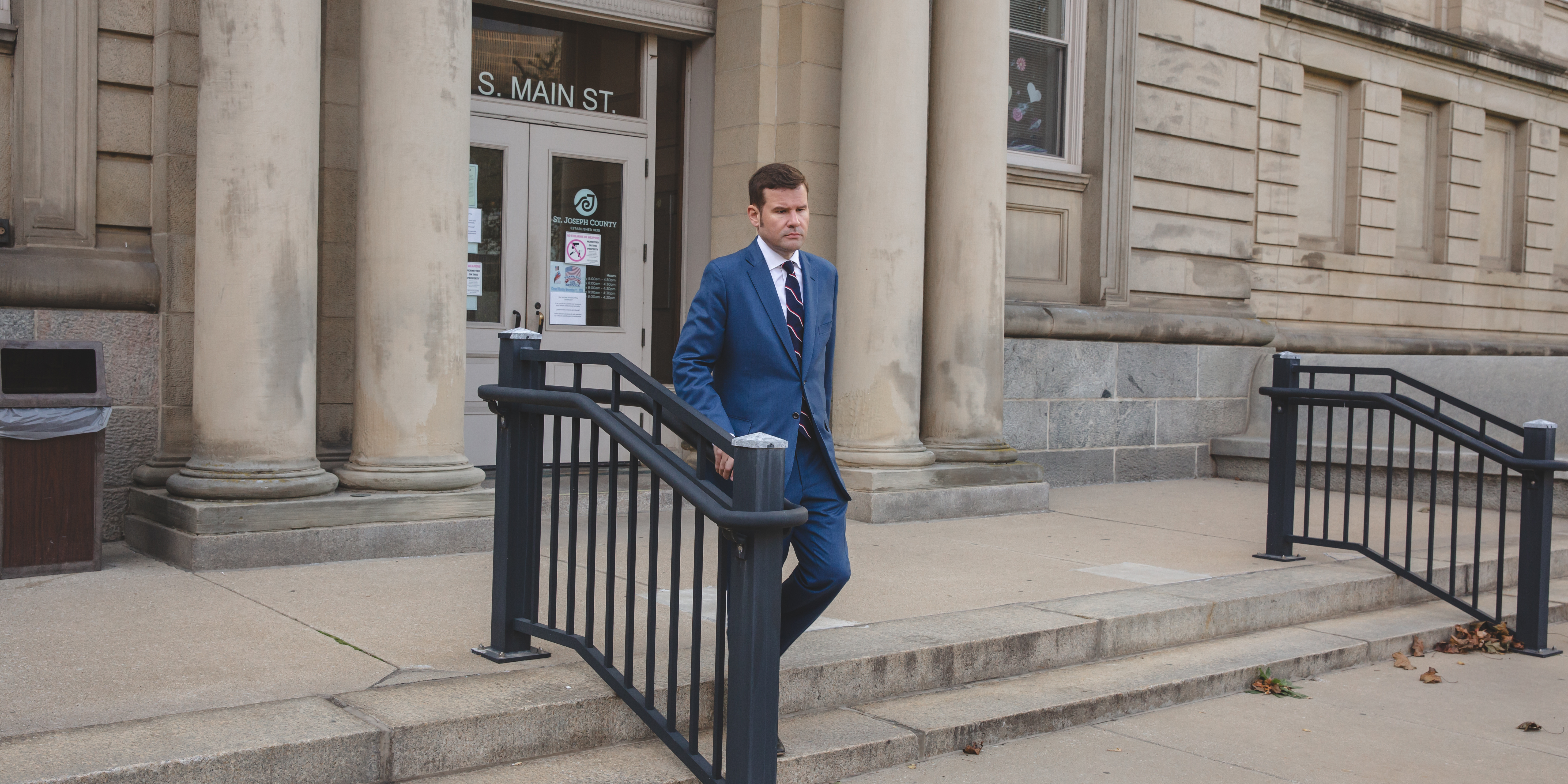 Jones Walking down Steps Nov2024
