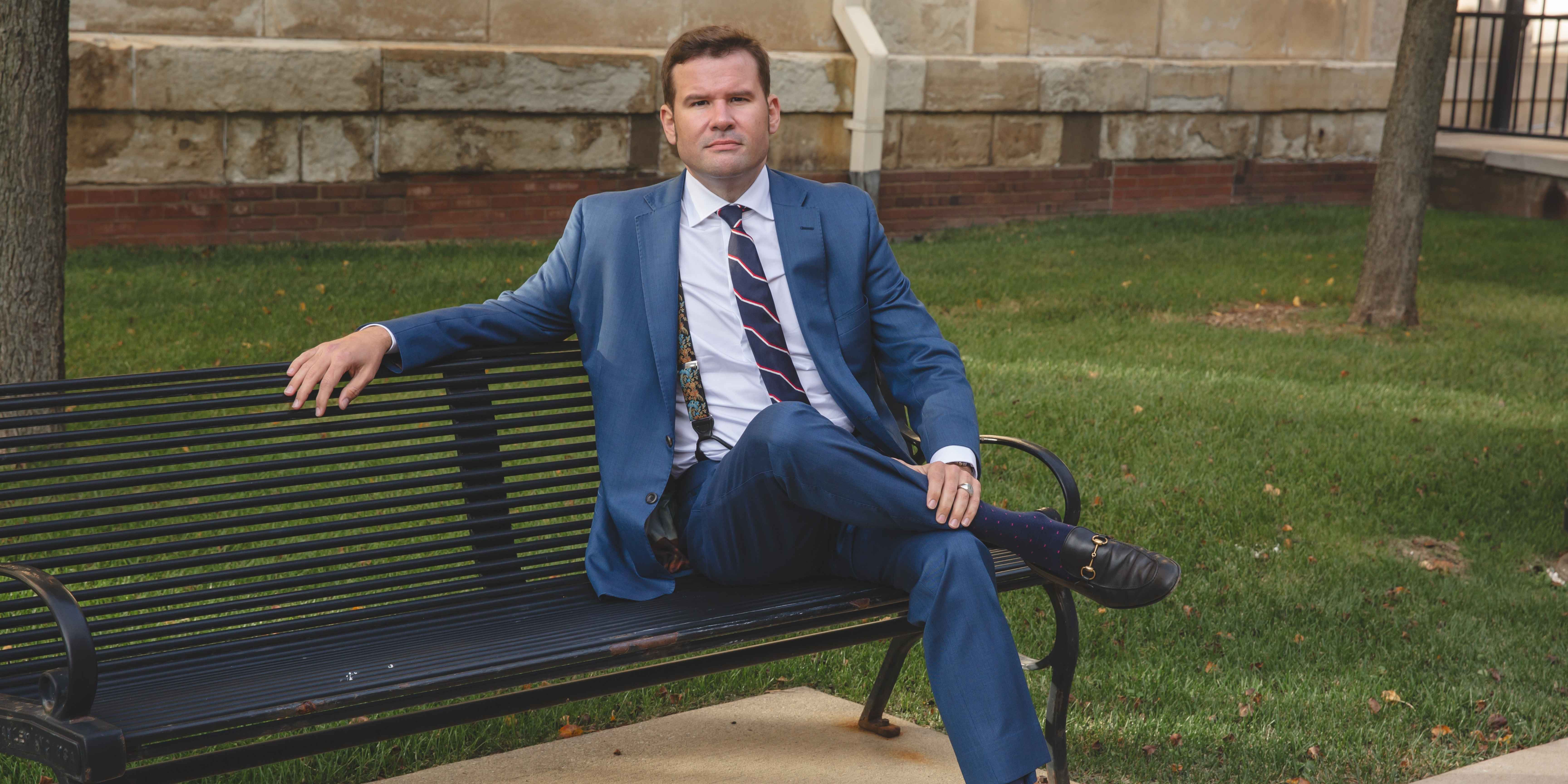 Jones on Bench Looking Straight Ahead Serious Oct 2025